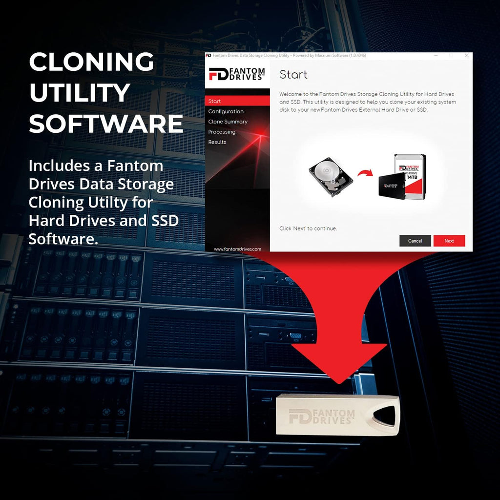 18TB Hard Drive Upgrade Kit with Gold Enterprise Drive, SATA to USB Cable, Power Supply V249