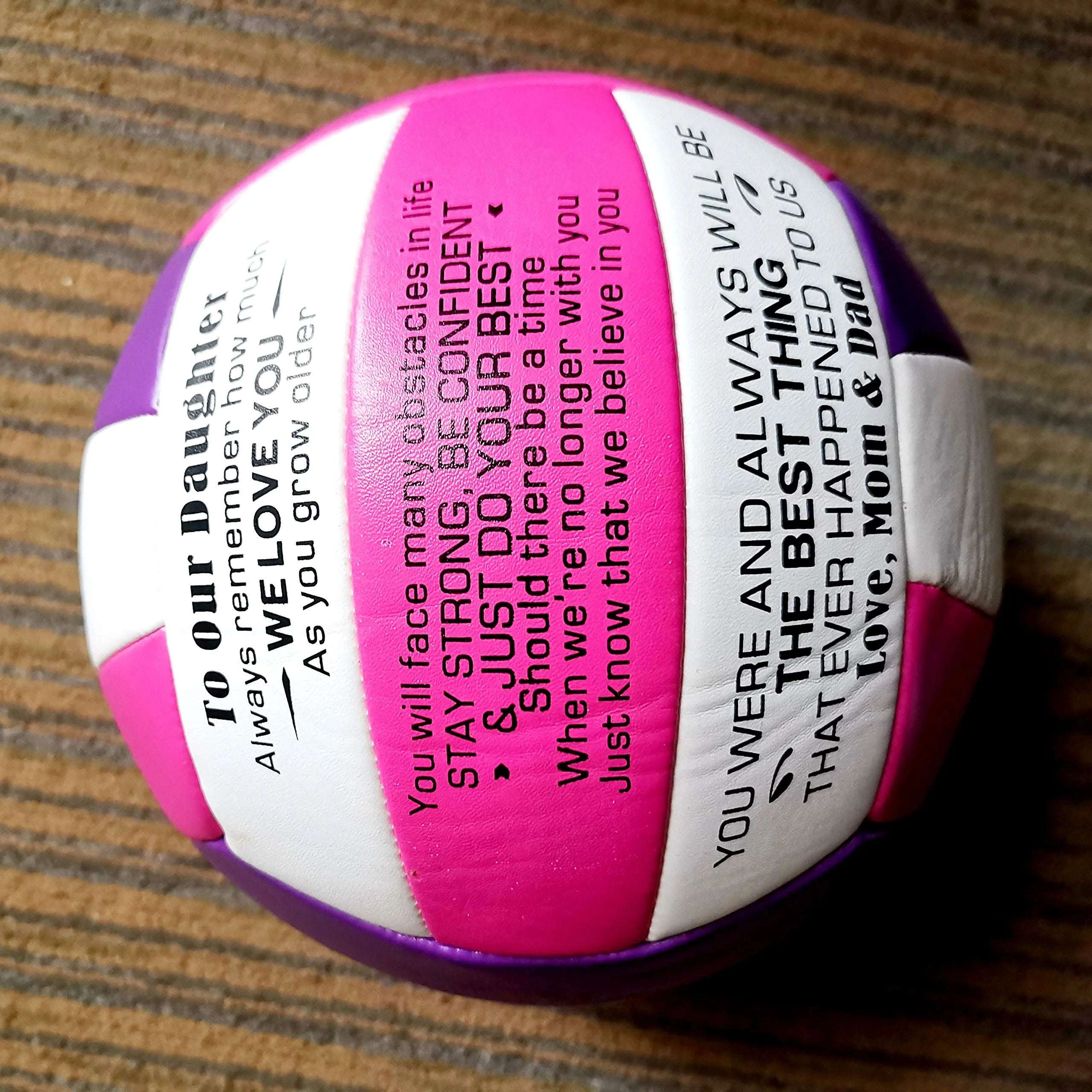 Pink 8 Inch Soft Touch Beach Volleyball E253387