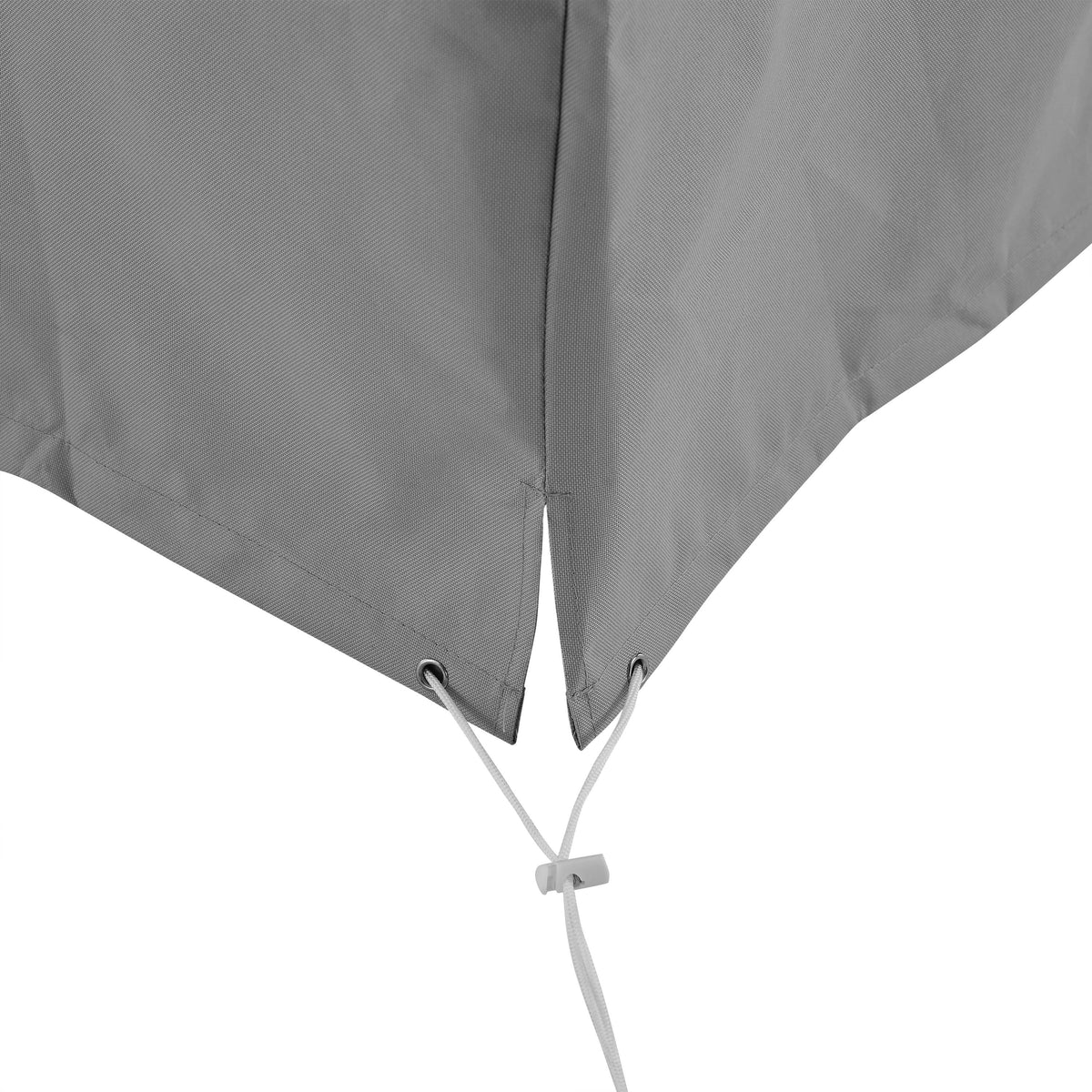 Gray Polyester Fabric Chair Cover T505710