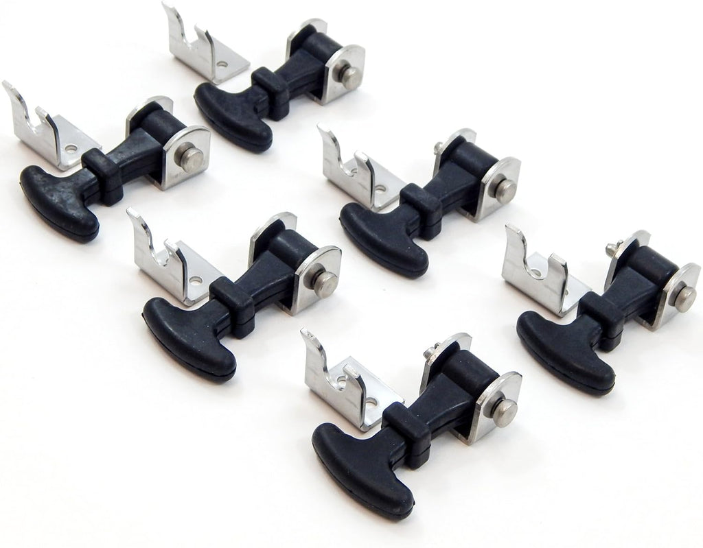 20 Piece Stainless Steel T Handle Latch Catch Hold-Down 2.5 Inch Draw Hardware Replacement P70703