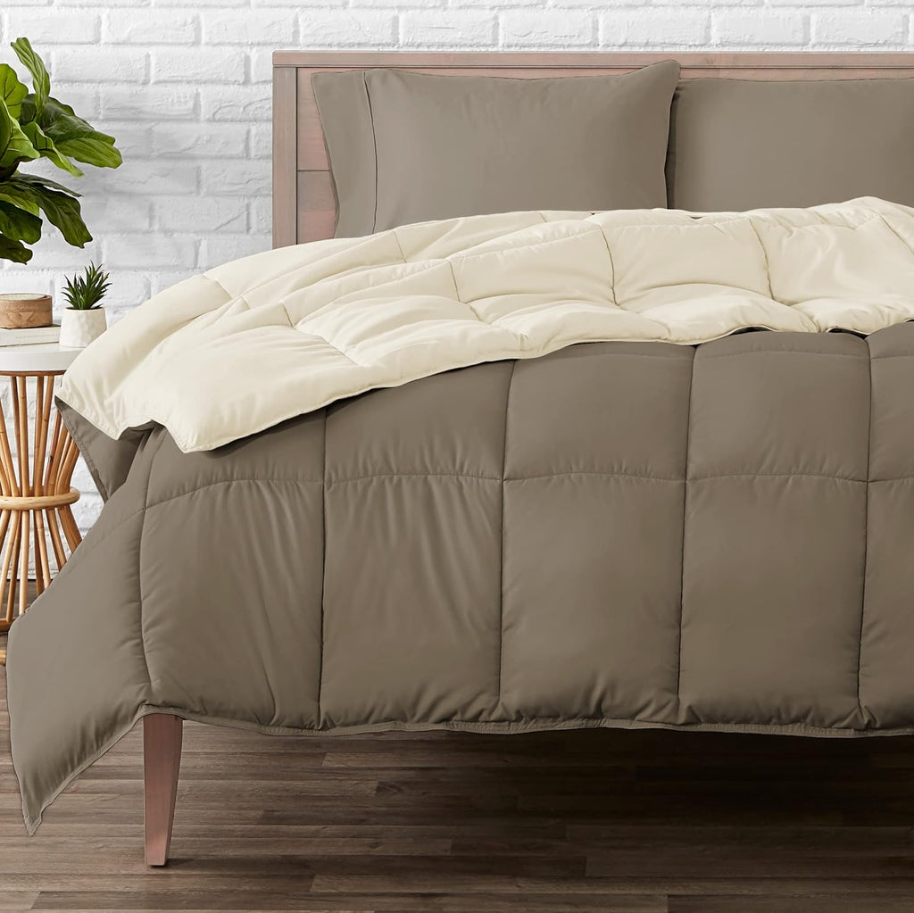 King/California King Comforter, Black/Grey N530