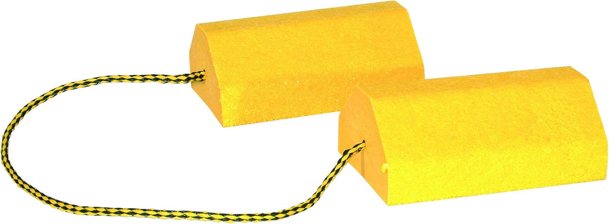 Yellow Wheel Chock Pack of 2 X64065