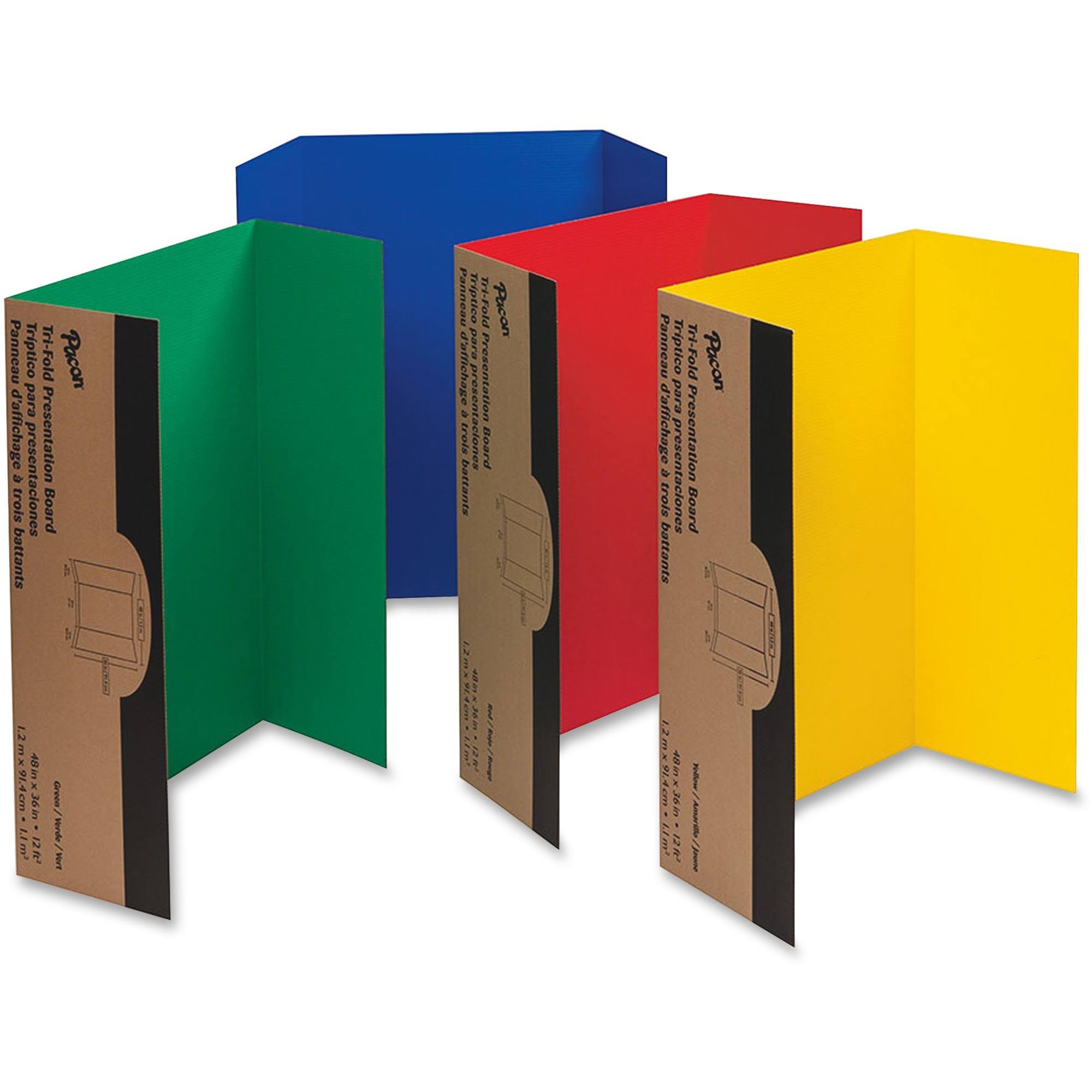 Tri-Fold Presentation Boards, 48x22 x 36 T1498