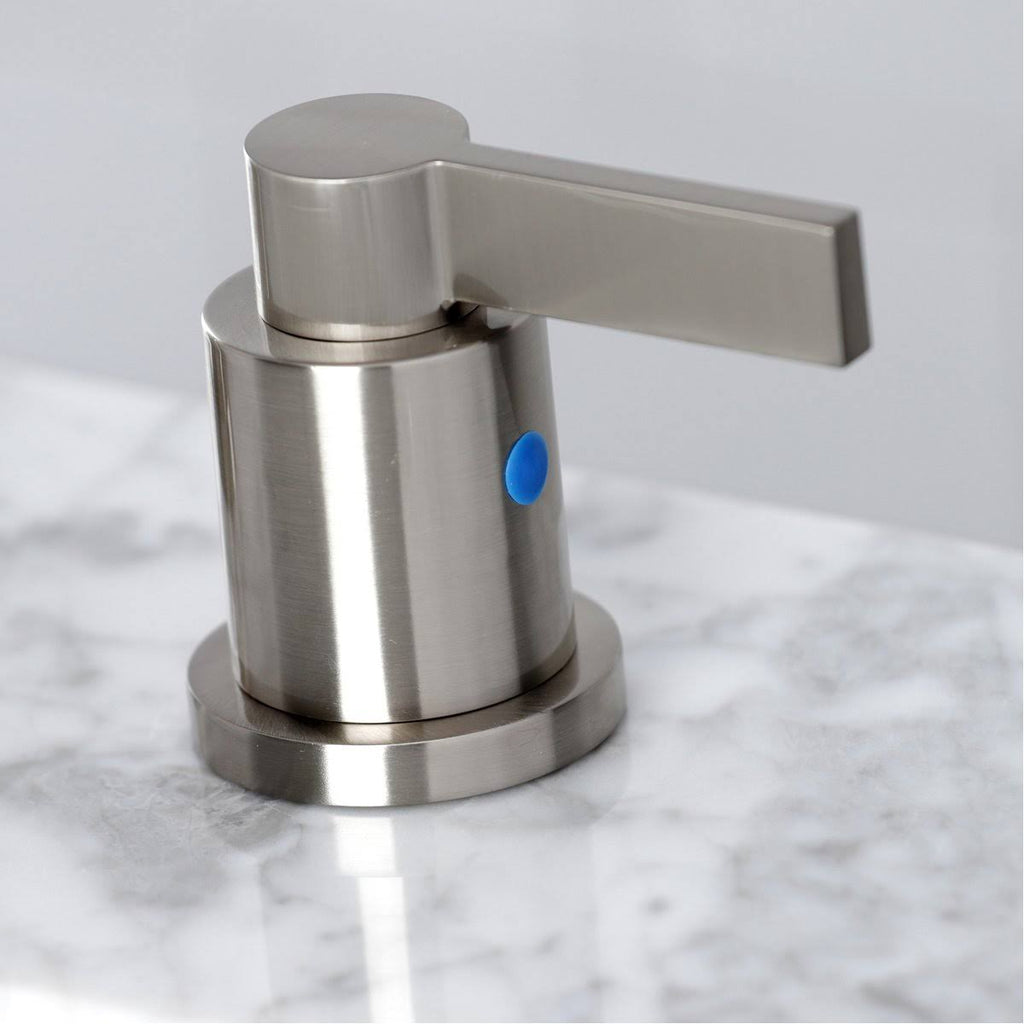 8x22 Widespread Bathroom Faucet, Brushed Brass X97933