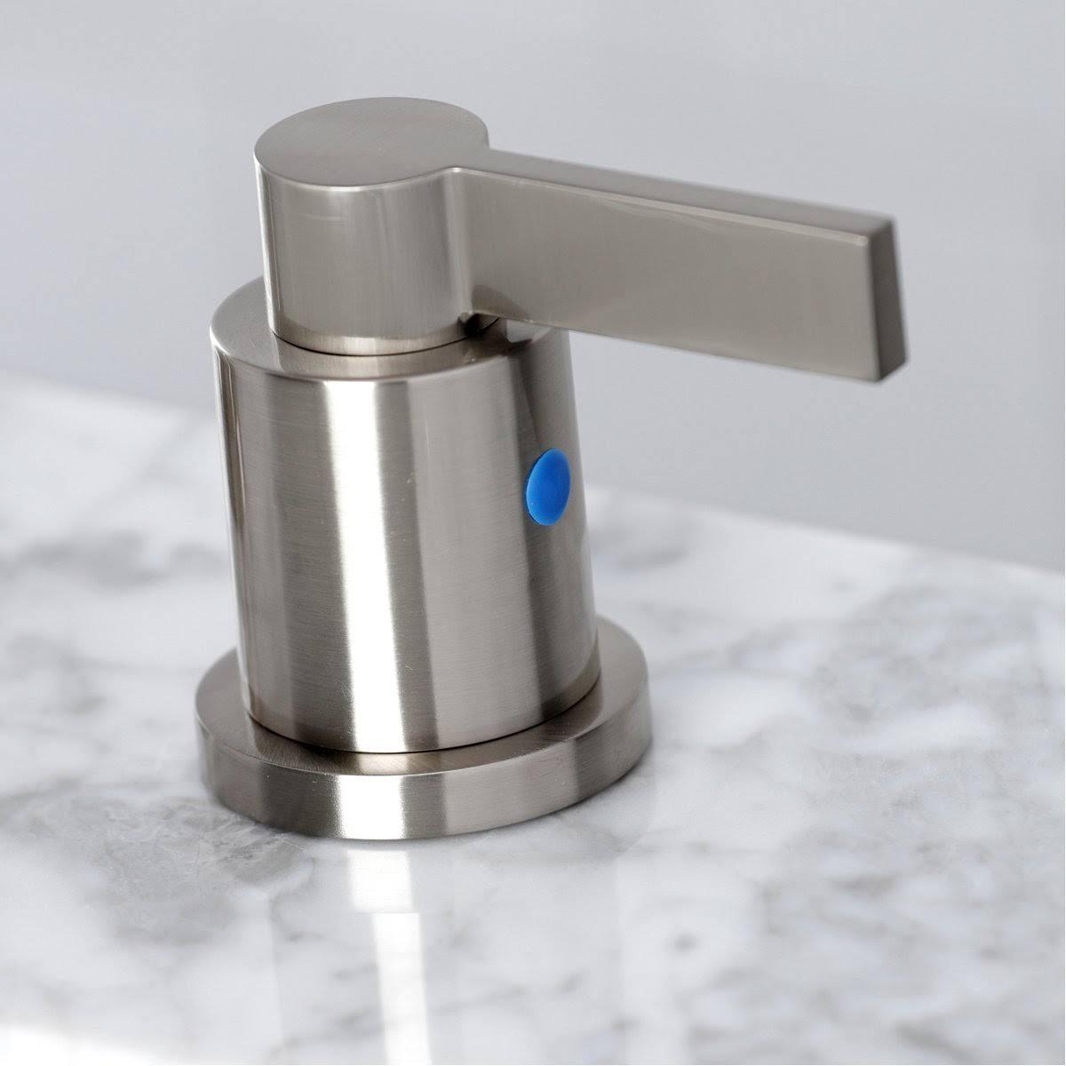 8x22 Widespread Bathroom Faucet, Brushed Brass X97933