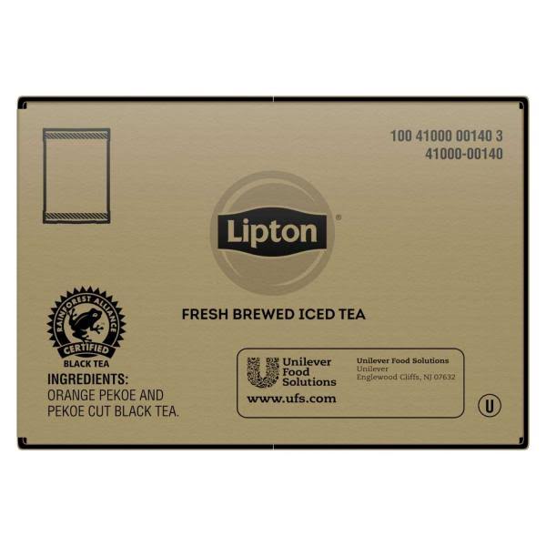 3 Gallon Black Iced Tea Filter Bags - 24/Case T517