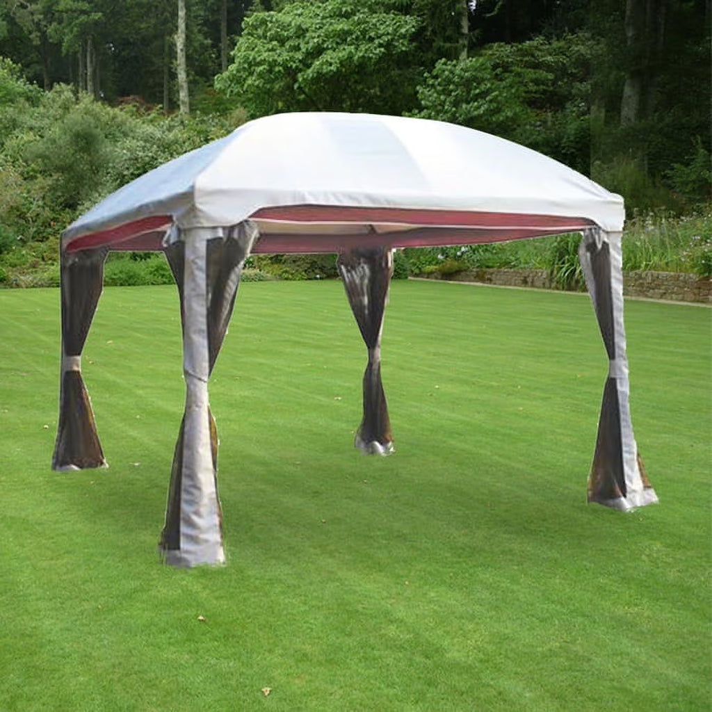 Burgundy Dome Gazebo Replacement Canopy I951