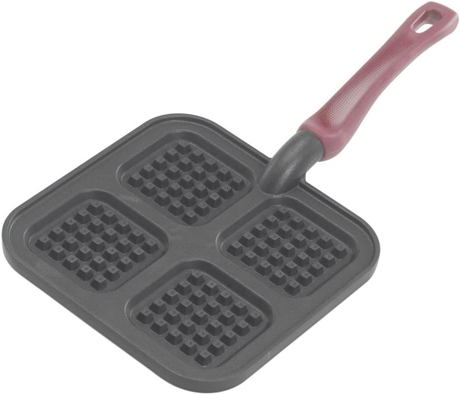 Cast Aluminum Stovetop Belgium Waffle Iron X21084