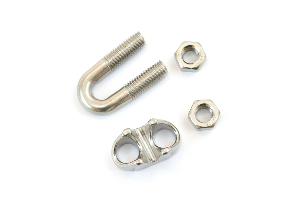 Stainless Steel Wire Rope Cable Clips 1/4 Inches 6mm V9785