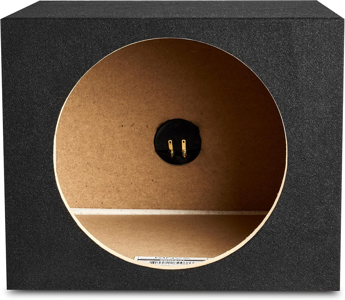Single 12” Sealed MDF Black Carpeted Subwoofer Enclosure Pack of 2 P495177