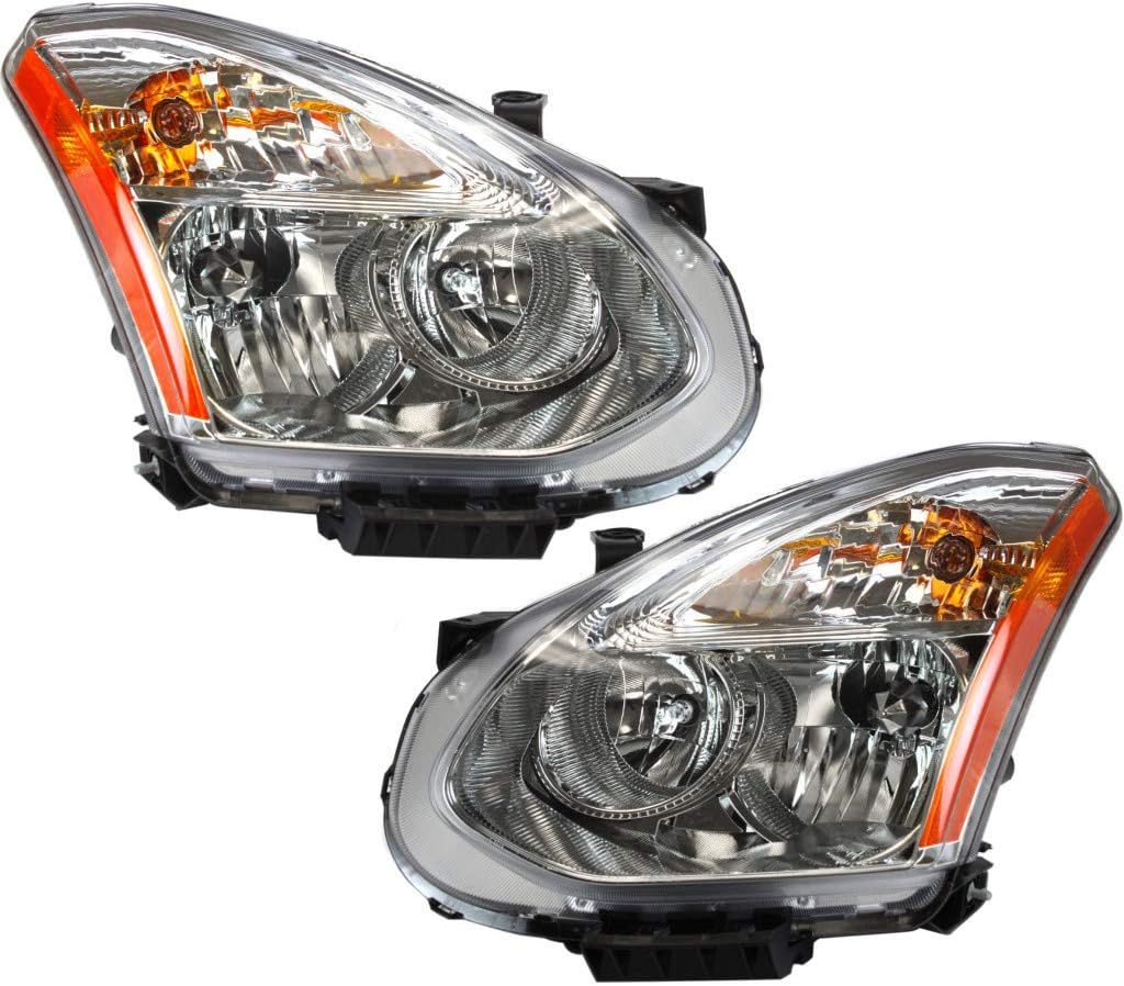 Nissan Rogue Headlight Assembly Pair Halogen C724071