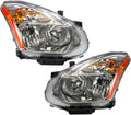 Nissan Rogue Headlight Assembly Pair Halogen C724071