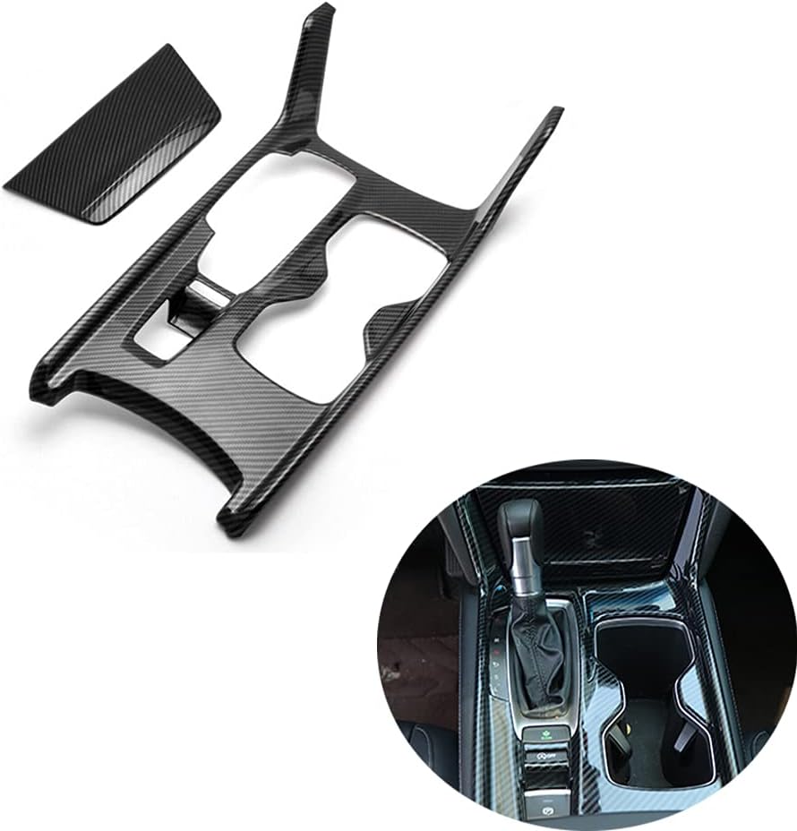 ABS Carbon Fiber Gear Shift Panel Trim J8826