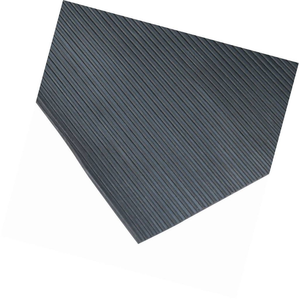Non-Slip Outdoor Rubber Floor Mat, Black X7599