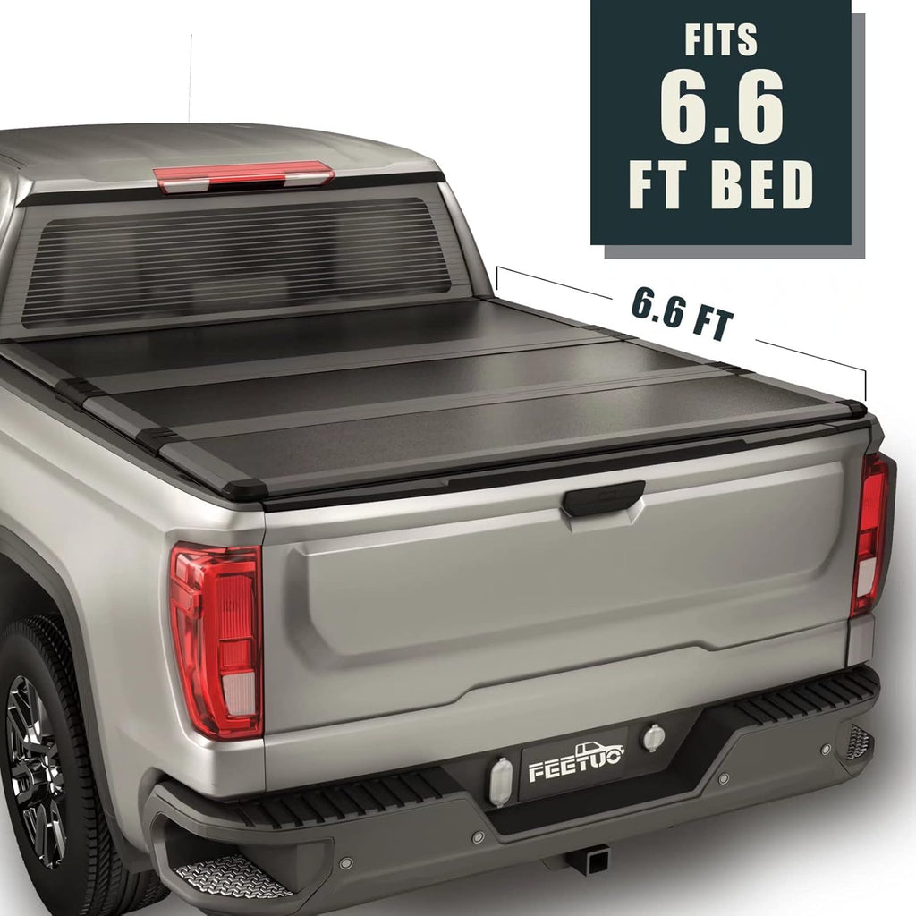 FRP Hard Tri-Fold Tonneau Cover Truck Bed H485597