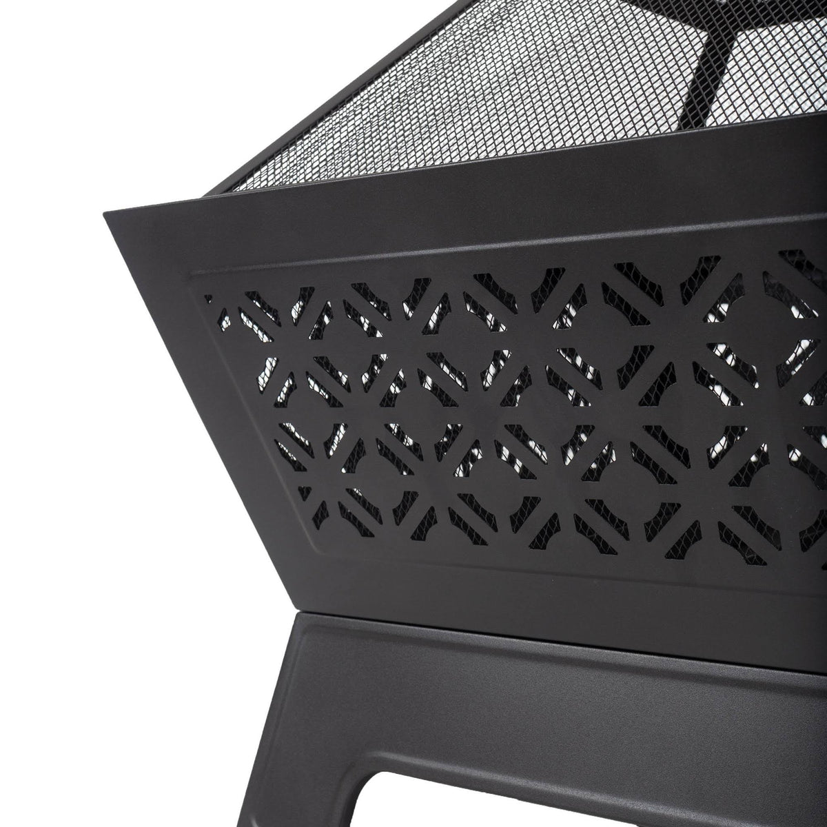 Square Wood Burning Fire Pit W32574