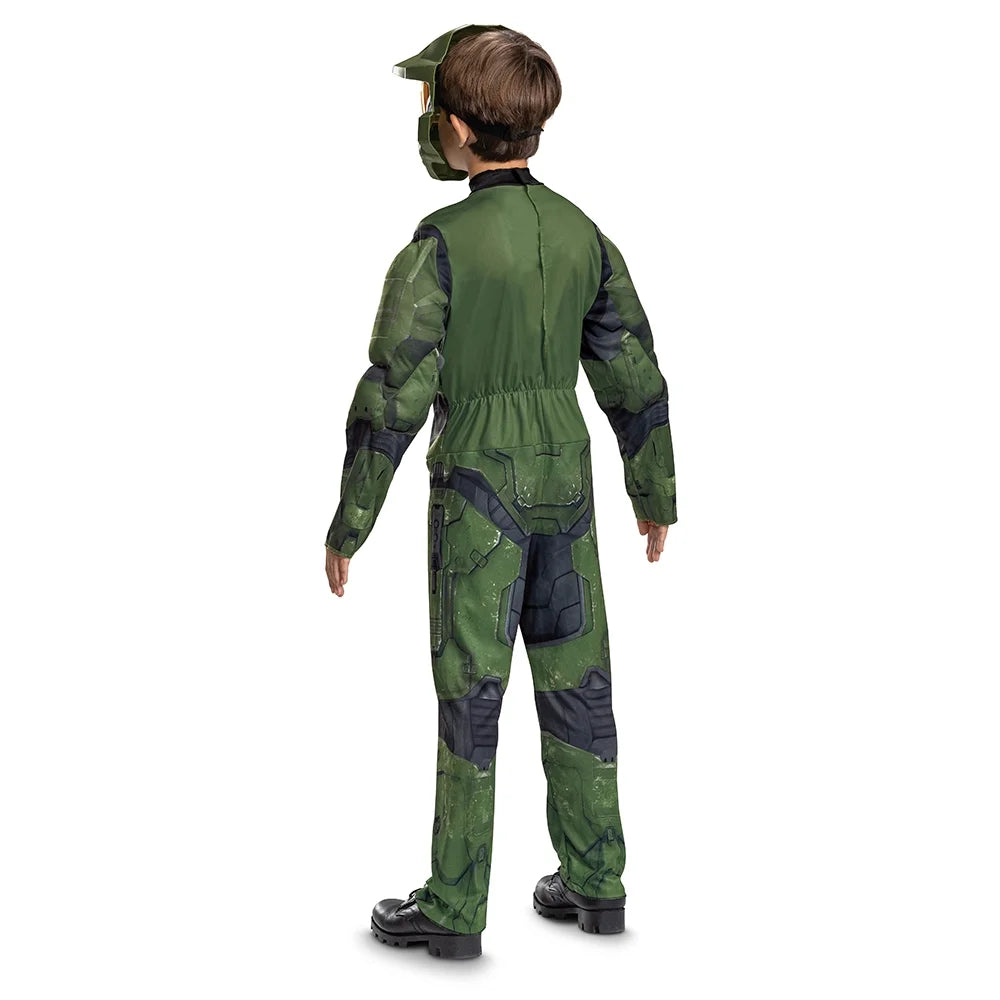 Boys Size Small (4-6) Master Chief Halloween Child Costume O928