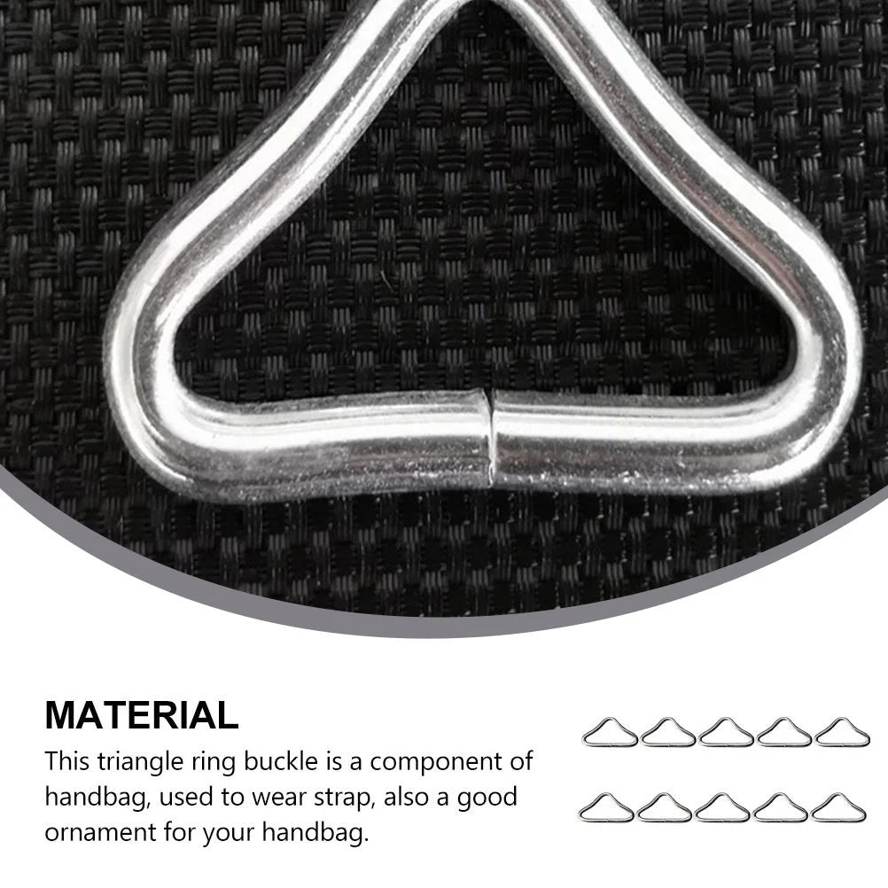 20pcs Trampoline Bungee Bed Mesh Cloth Buckle Triangle Ring Parts T288