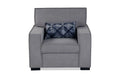 Gray Polyester Chair R233795