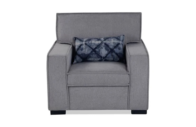 Gray Polyester Chair R233795
