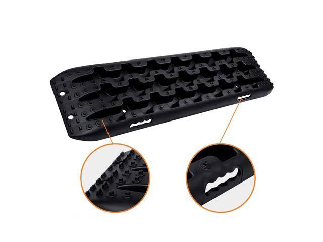 Black Off Road Traction Tracks M5871