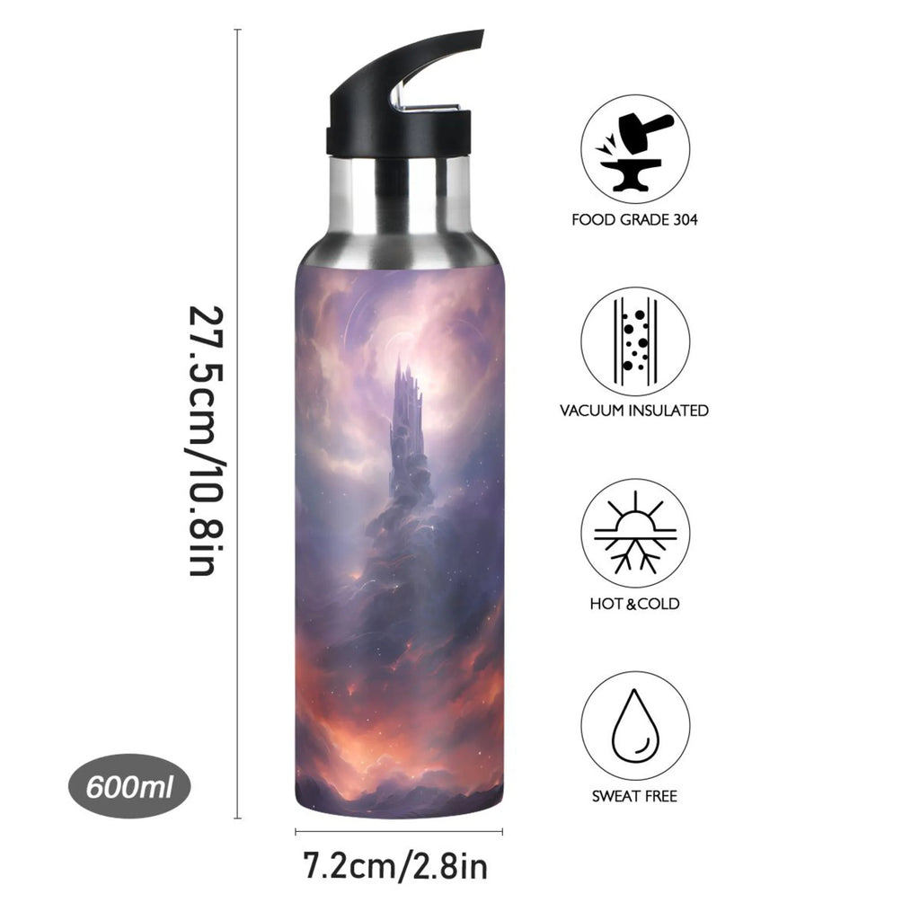 Stainless Steel Insulated Water Bottle with Straw Lid E704407