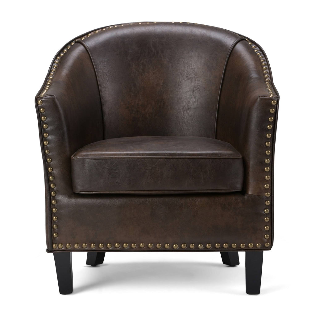 Bonded Leather Tub Chair L29802