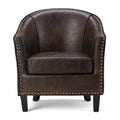 Bonded Leather Tub Chair L29802