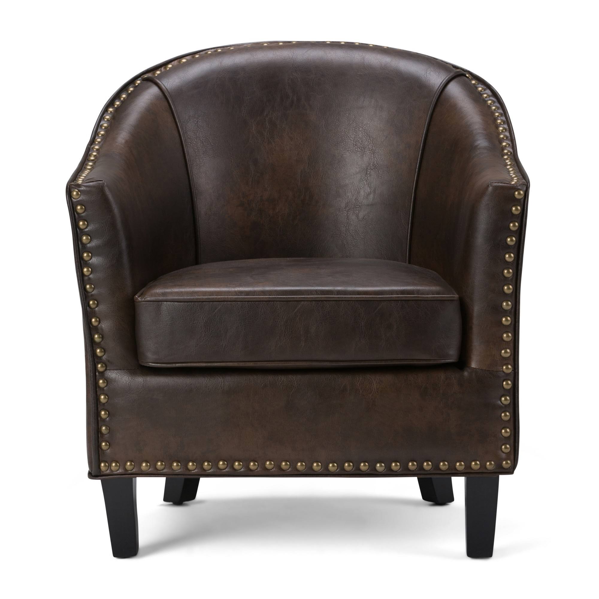 Bonded Leather Tub Chair L29802