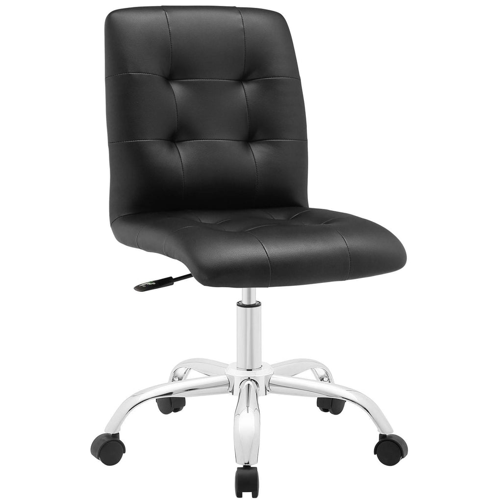 White Mid Back Office Chair O329369
