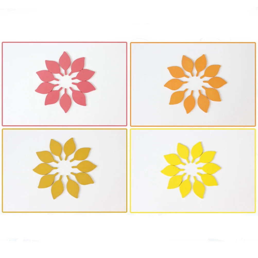 Creative Wooden Tree Blocks with Leaves 3D Building Set Toy Y8130