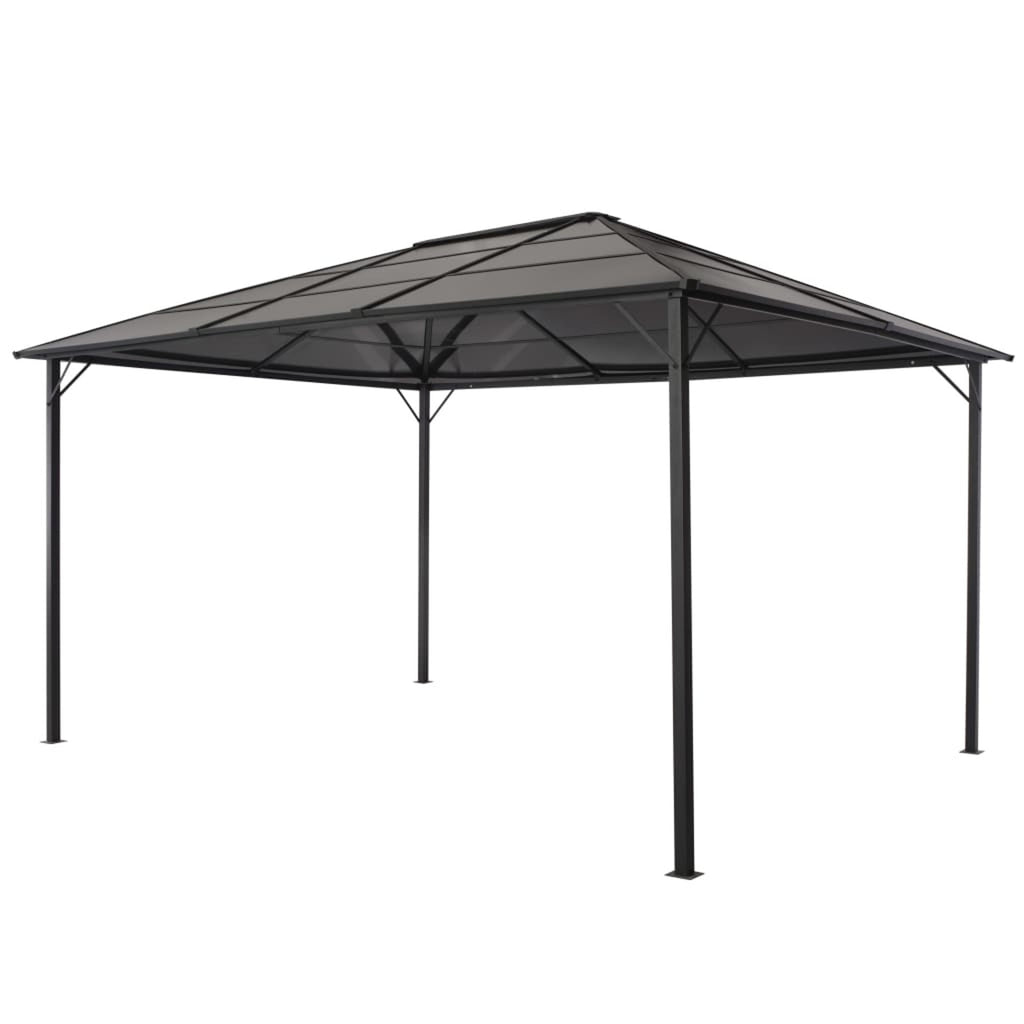 Black Outdoor Gazebo Canopy Tent 18.9ft x 9.5ft x 10.1ft P6975