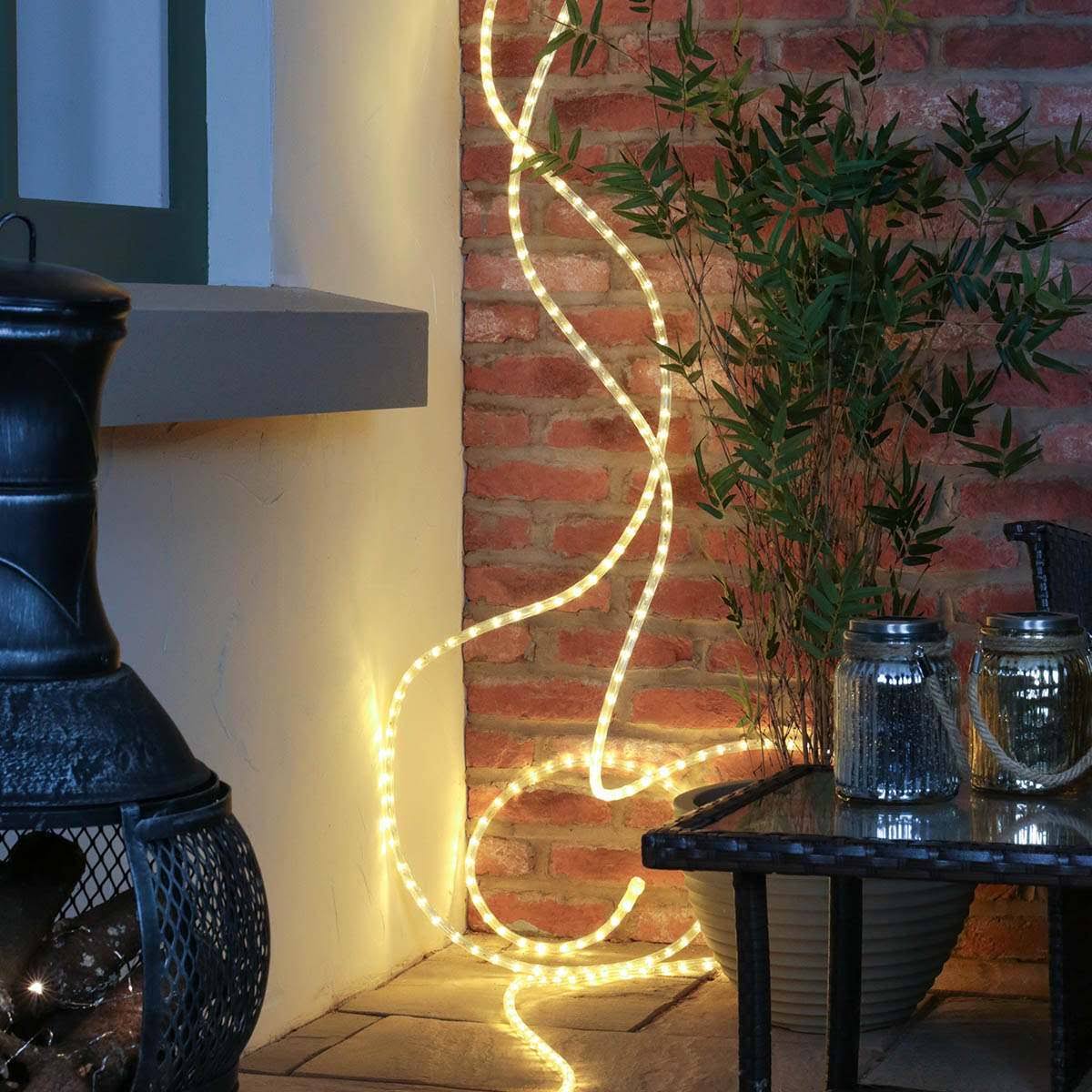 80m Pink LED Rope Light X156145