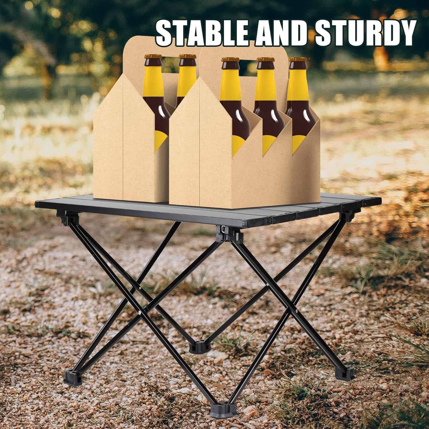 Folding Table 4 Foot Aluminum Alloy Camping Portable Table A502032