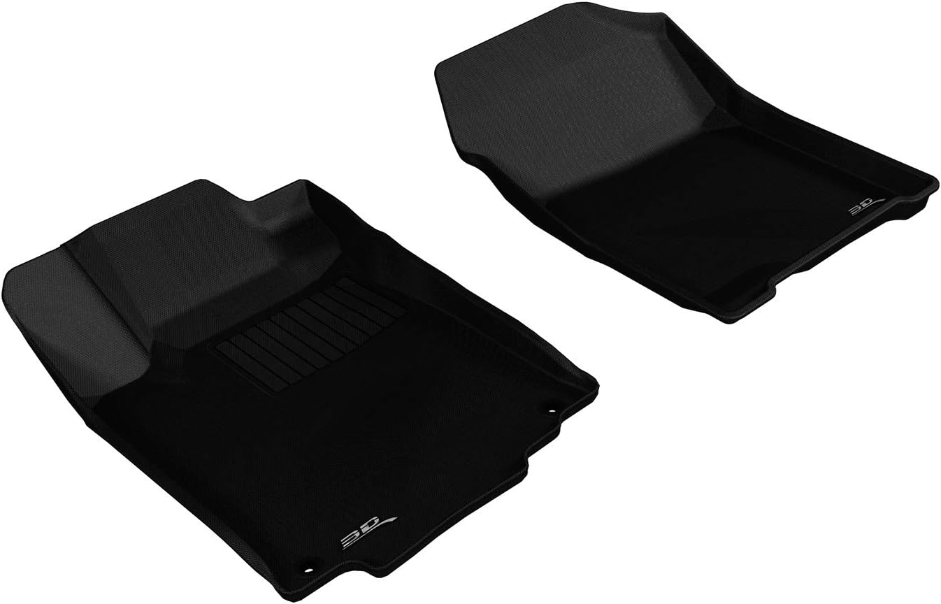 Custom Fit All-Weather Car Floor Mats Liners, Black X724168