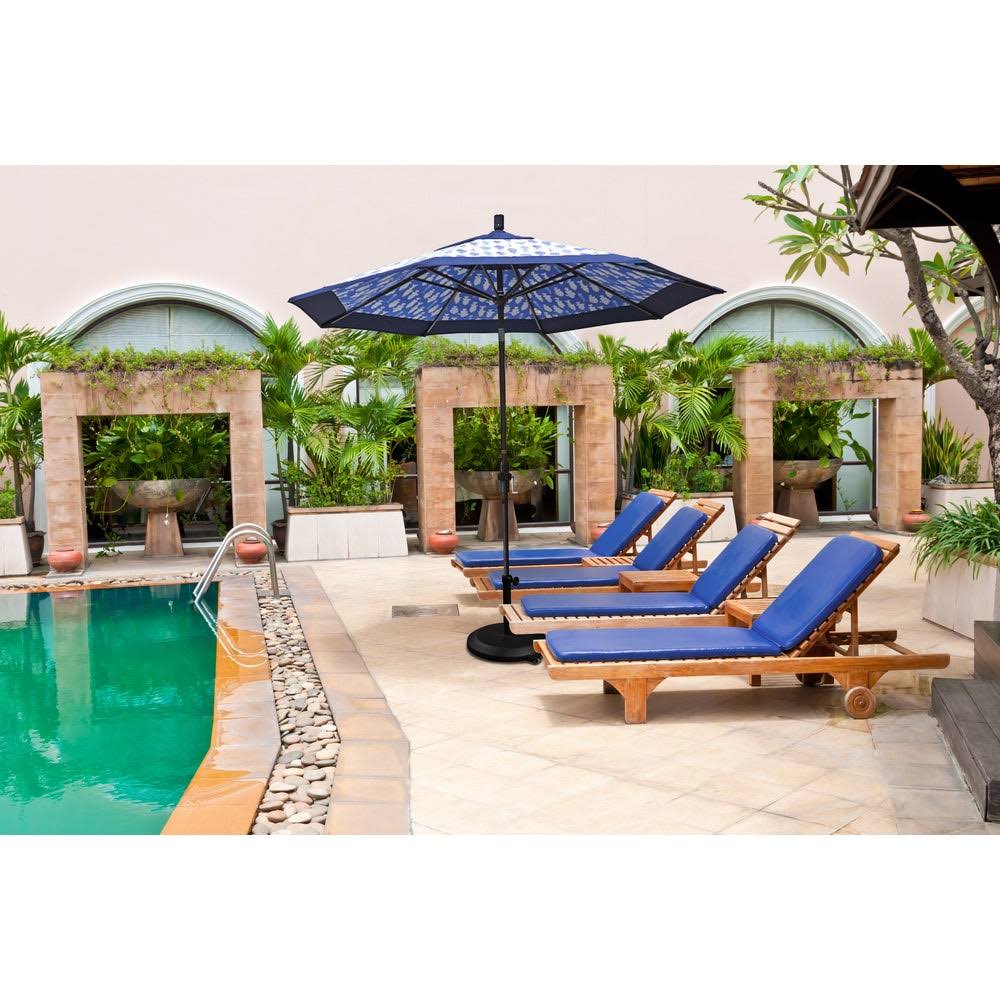 9 ft. Fiberglass Market Umbrella Collar Tilt Black V555