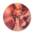 Famous Antelope Canyon Landscape Wood Wall Clock S711537