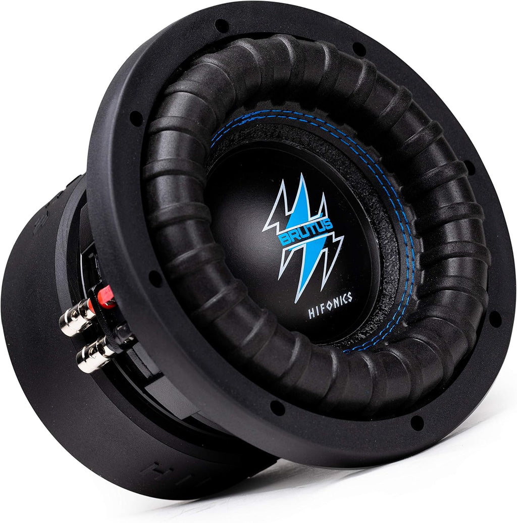 2 x 8 Inch Dual 4 Ohm Car Audio Subwoofer with Aluminum Die-Cast Basket K504183
