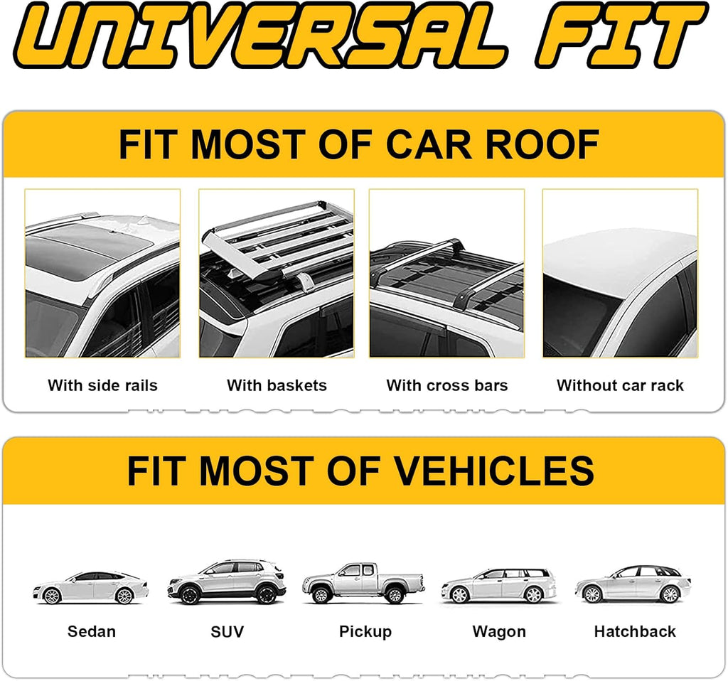 Rooftop Cargo Carrier 15 Cubic Feet Waterproof Roof Rack Cargo Bag with Anti-Slip Mat A670