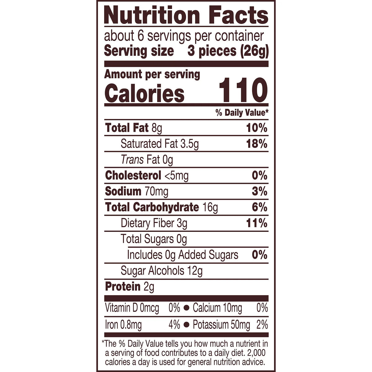Zero Sugar Peanut Butter Cups Candy, Bag 5.1 oz F306936