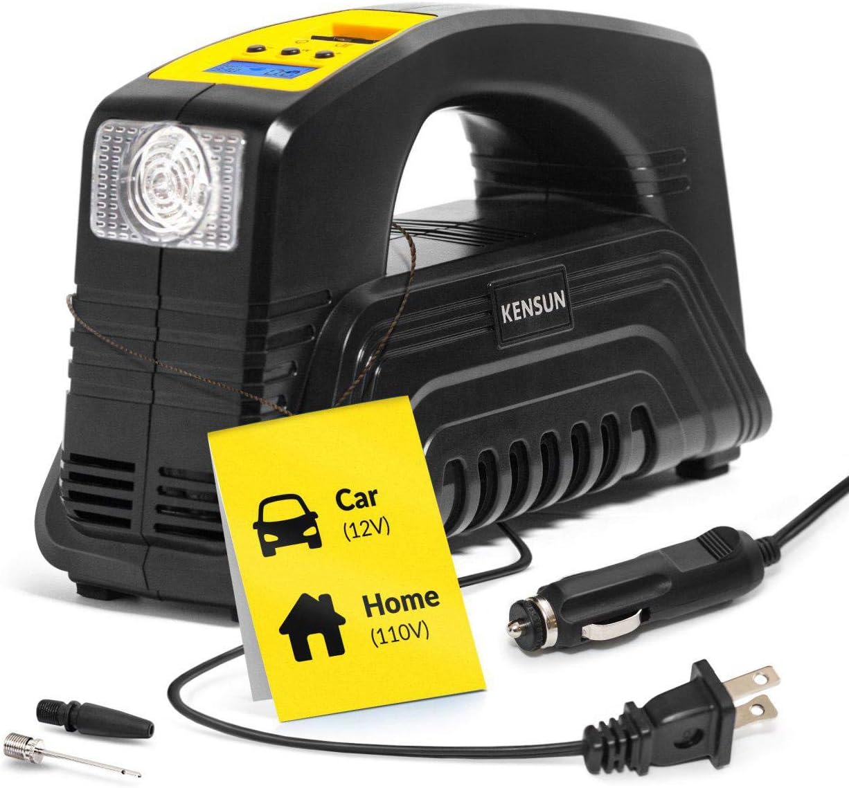 Tire Inflator Portable Air Compressor Pump Pack of 2 C329