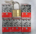 50mm Keyed Alike Brass Padlock 6pcs I9180