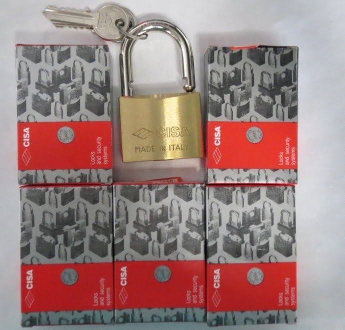50mm Keyed Alike Brass Padlock 6pcs I9180