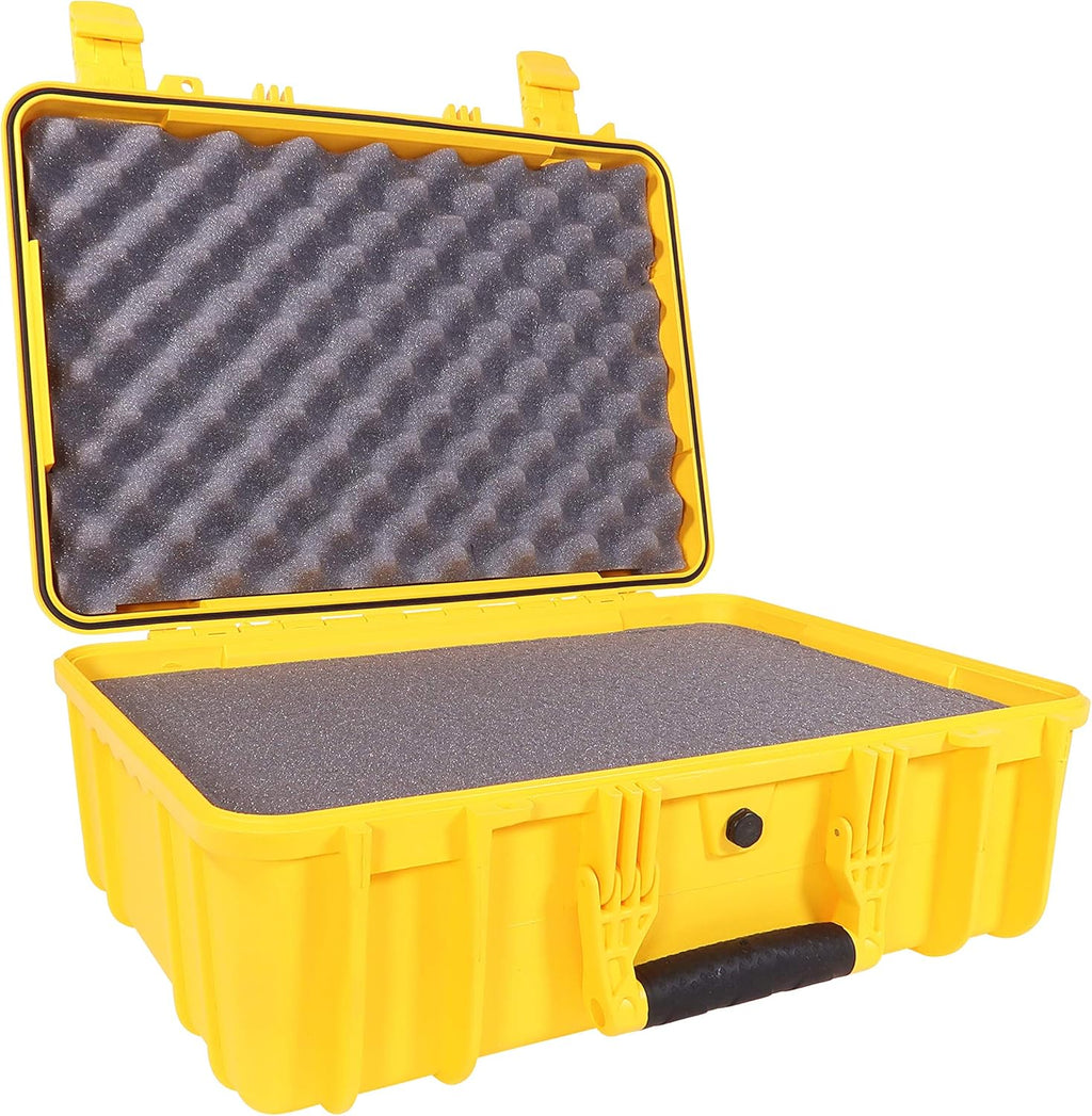 18 Medium Waterproof Protective Hard Case with Foam, Green R436