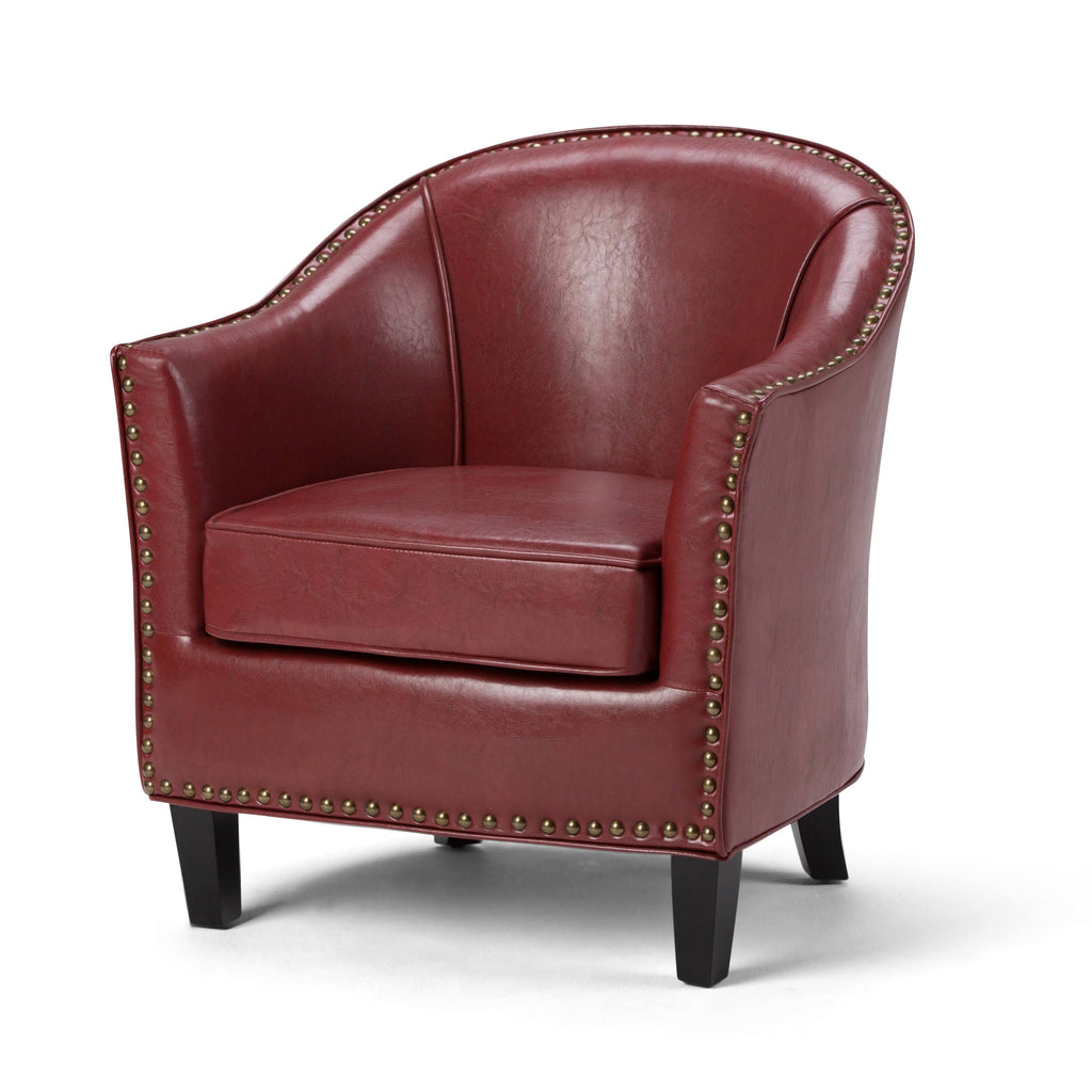 Bonded Leather Tub Chair L29802