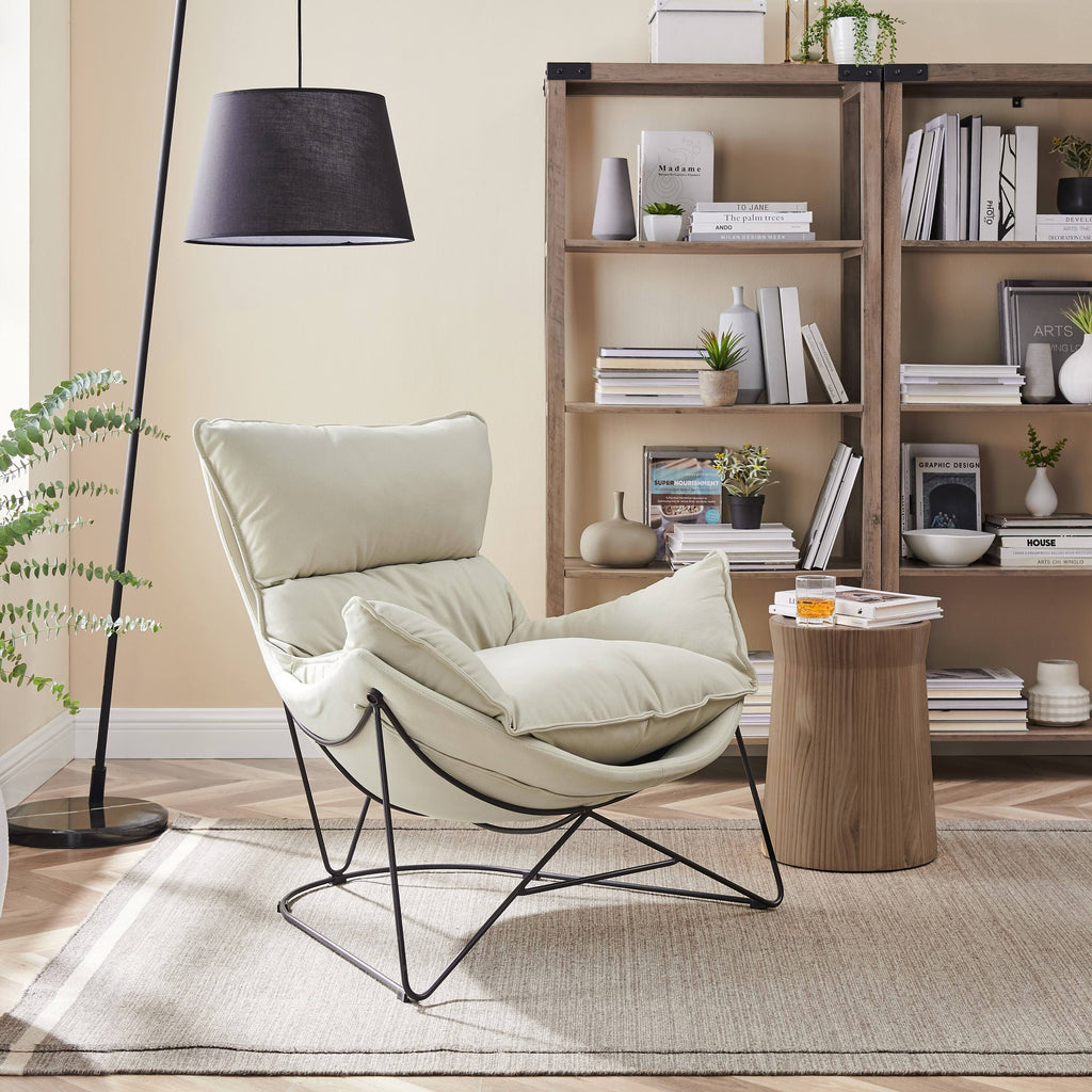 Orange Accent Chaise Chair W795408
