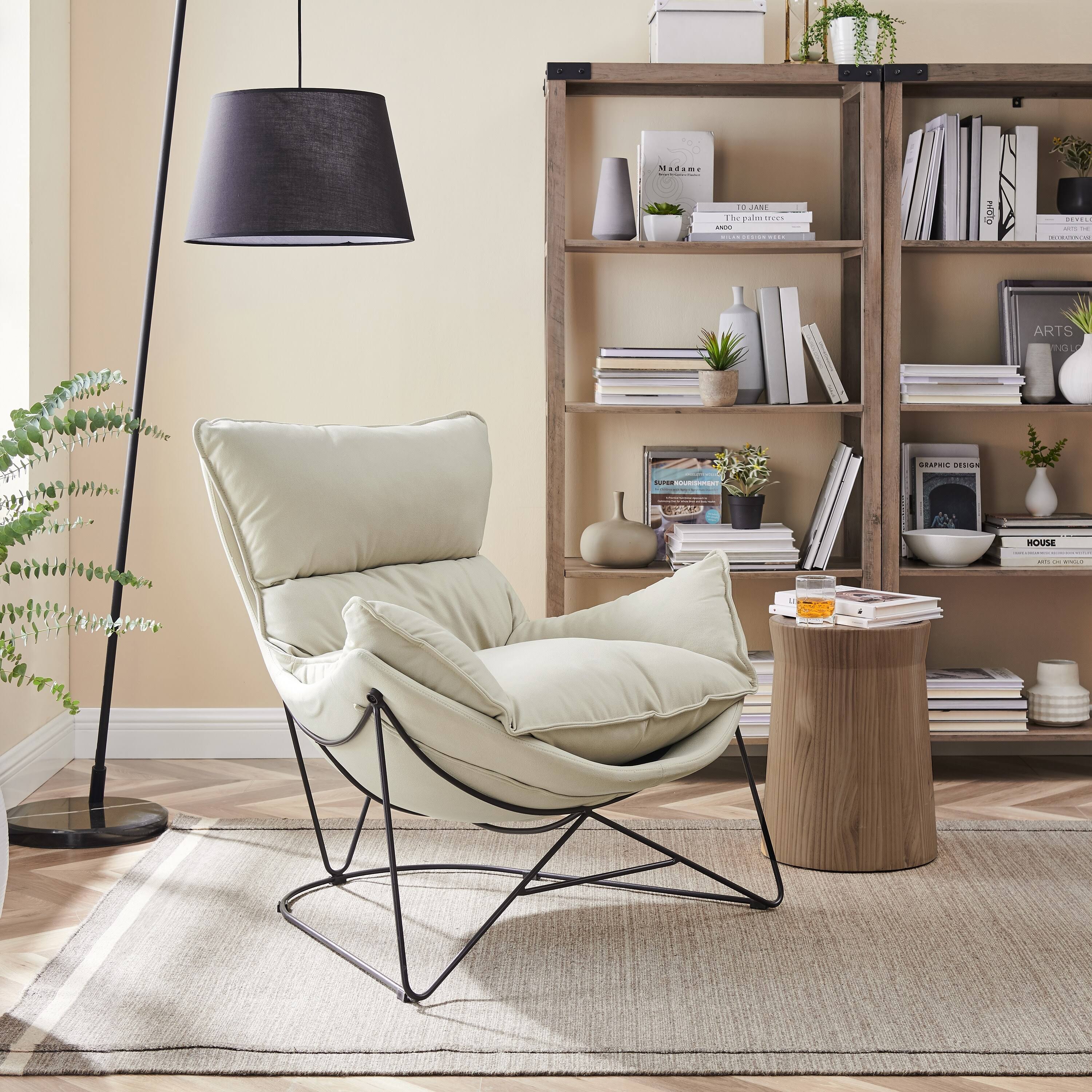 Orange Accent Chaise Chair W795408
