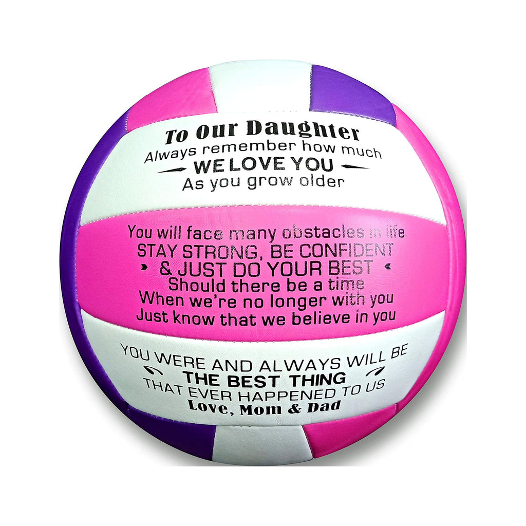 Pink 8 Inch Soft Touch Beach Volleyball E253387