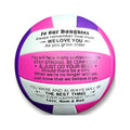 Pink 8 Inch Soft Touch Beach Volleyball E253387
