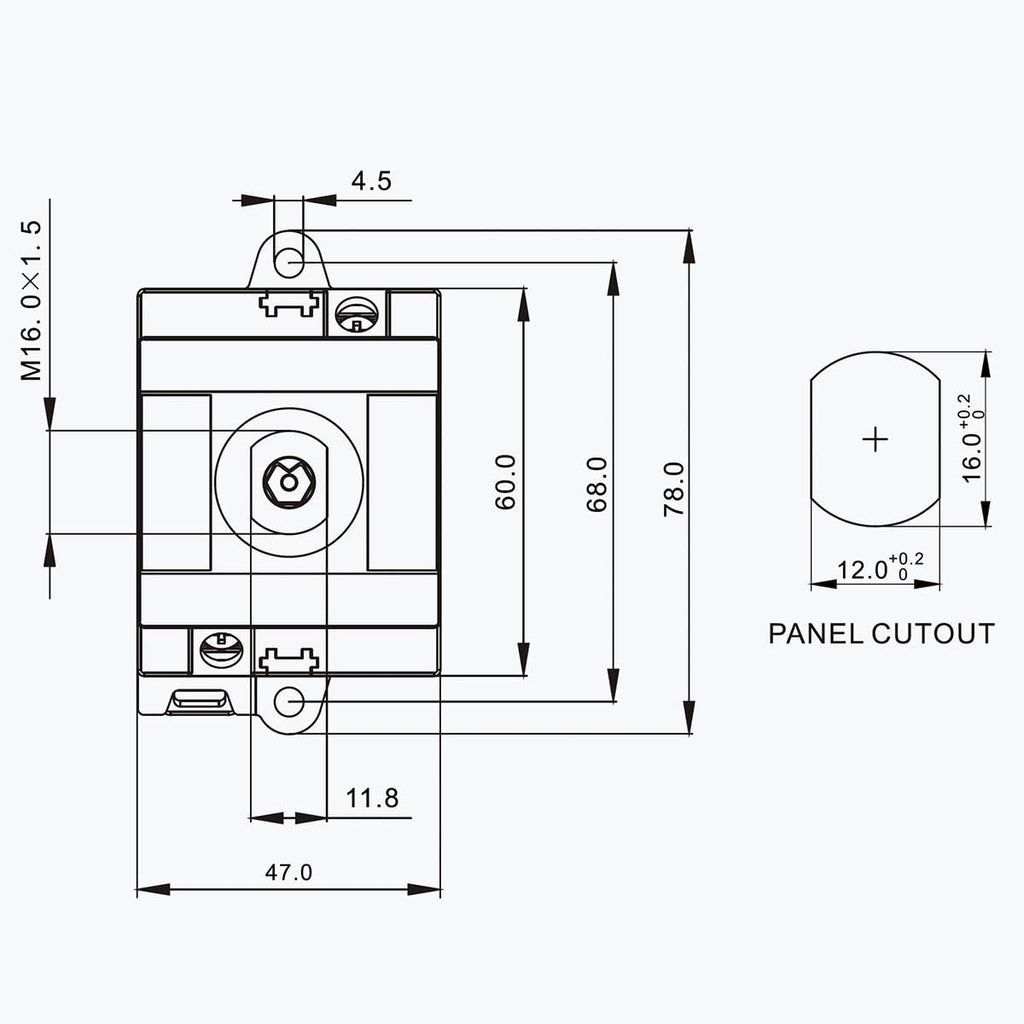 DC Isolator Switch, 1500V, Pack of 2 X47812